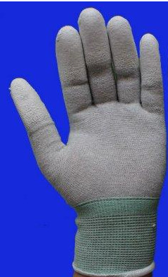 China Durable Safety Comfortable Esd Anti Static Carbon Fiber PU Coated Glove wholesale