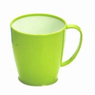China Plastic Mug, Made of PP, Available in Various Sizes and Colors, BPA-free, FDA or EN 71 Certified wholesale