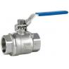 Buy cheap 2-pc stainless steel ball valve SS304 / SS316 BSPT, NPT from wholesalers