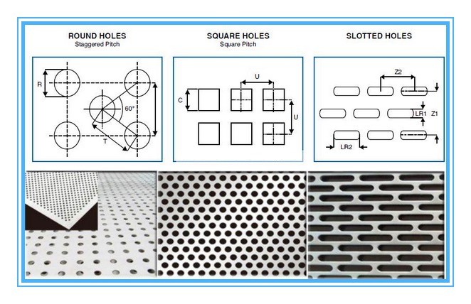 China 6061 Rectangular Holes Perforated Aluminum Sheet With 2mm Hole Diameter wholesale