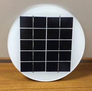China Better Houseware 5V 2W Dia158MM Diameter Round Circle Mono Photovoltaic Glass Laminated Solar Panel wholesale