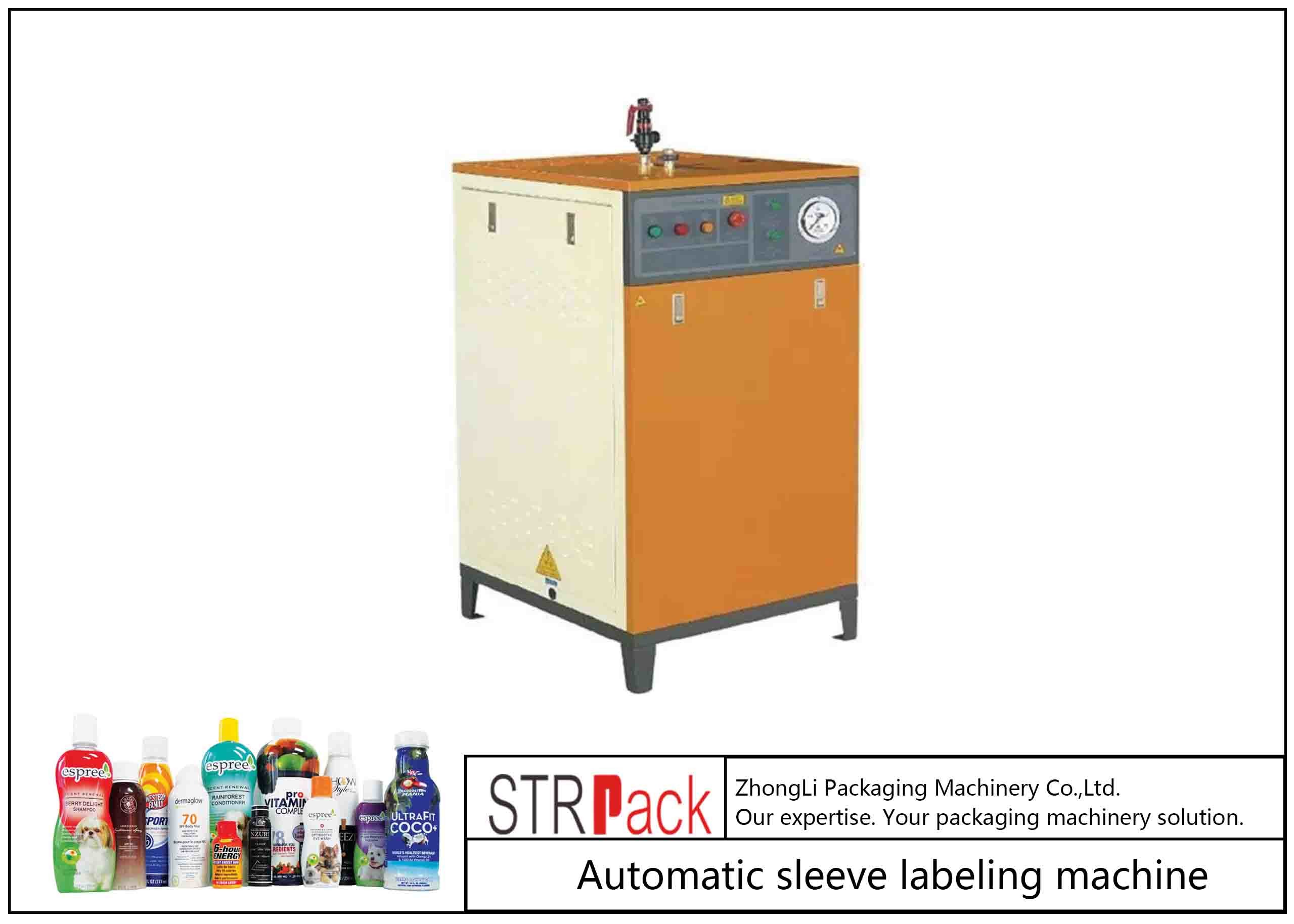 China Full Automatic PVC Sleeve Shrink Labeling Machine For Round Bottle wholesale