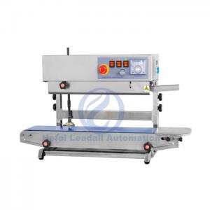 China Stepless Speed Stainless Steel Auto Bag Sealer / Plastic Bag Continuous Band Sealer wholesale