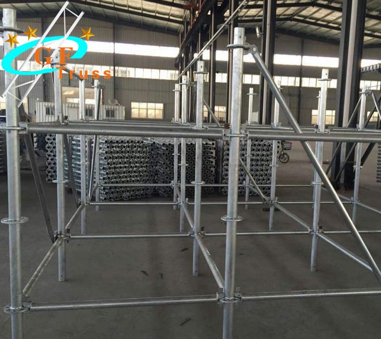 China Scaffold Layer Truss Stage System Aluminum Alloy Safety Loading 0.5M 4M Length wholesale