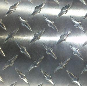 China Anti Slip Aluminium Diamond Plate 1100 Customized Length For Construction wholesale