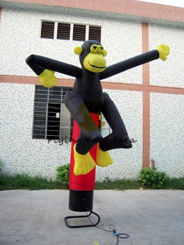 China Custom Inflatable Air Dancer / Sky Dancer Inflatable Monkey Shaped Of Promotion wholesale