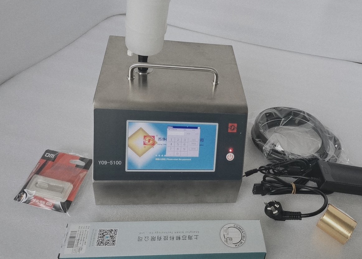 China TFT Touch Screen 25um Dust Particle Counter In Electronic Industry wholesale