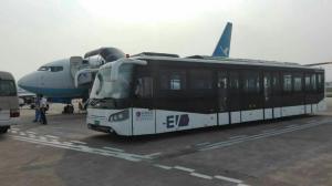 China Fully Aluminum Body Airport Bus 110 Passengers  24m2 Standing Area wholesale