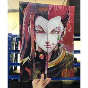 China 3D Lenticular Anime Wall Posters Hunter X Hunter Triple Transition Pictures Flip wholesale