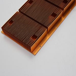 China 330Gram 0.4mm Copper Cooler Heatsink For Automotive / Computer CPU wholesale