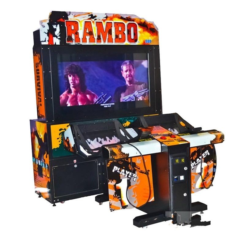 China Coin Operated Upright Video Game Machines , Gun Shooting Commercial Gaming Machines wholesale