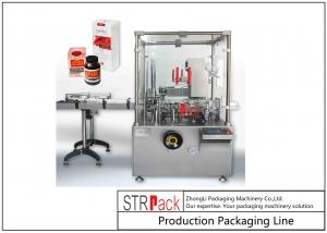 China Intelligent Bottle Cartoning Machine / Carton Box Packing Machine Speed Up To 120 BPM wholesale