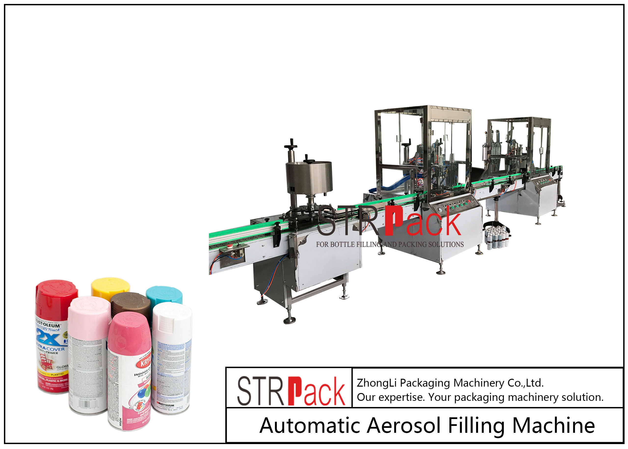 China 5m3/Min 560ml Spray Paint Aerosol Filling Machine 3600cans/H wholesale