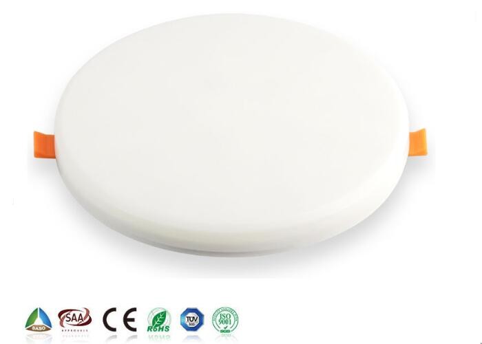 China Round Plastic LED Slim Panel Light 18W 1800LM 80Ra Warm White ROHS wholesale