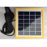 Buy cheap 6V 2W DC plug Solar Panel Polycrystalline Photovoltaic Glass Laminated Mini from wholesalers