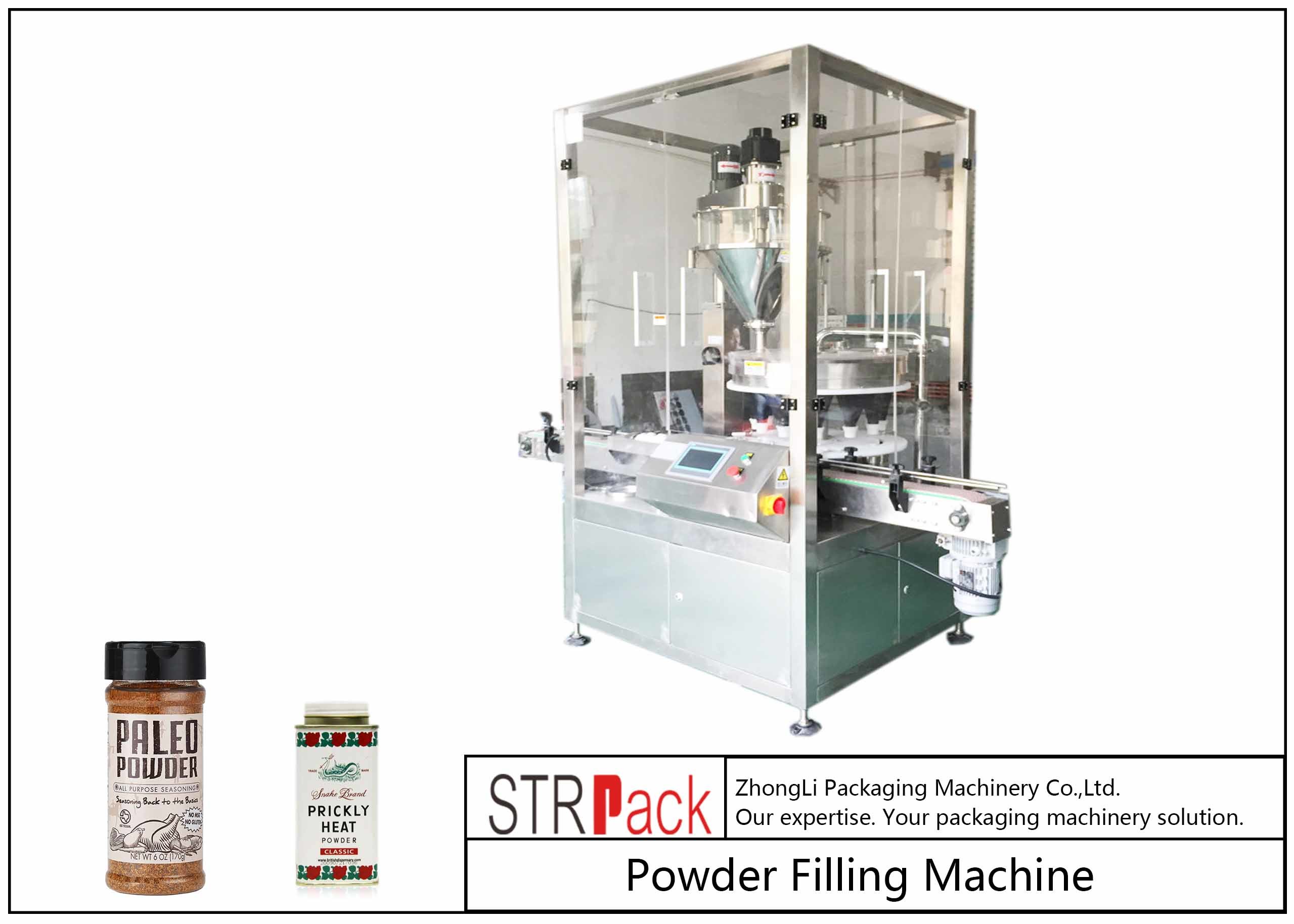 China Industrial Electric Auger Powder Filling Machine For 10-500g Filling Weight wholesale