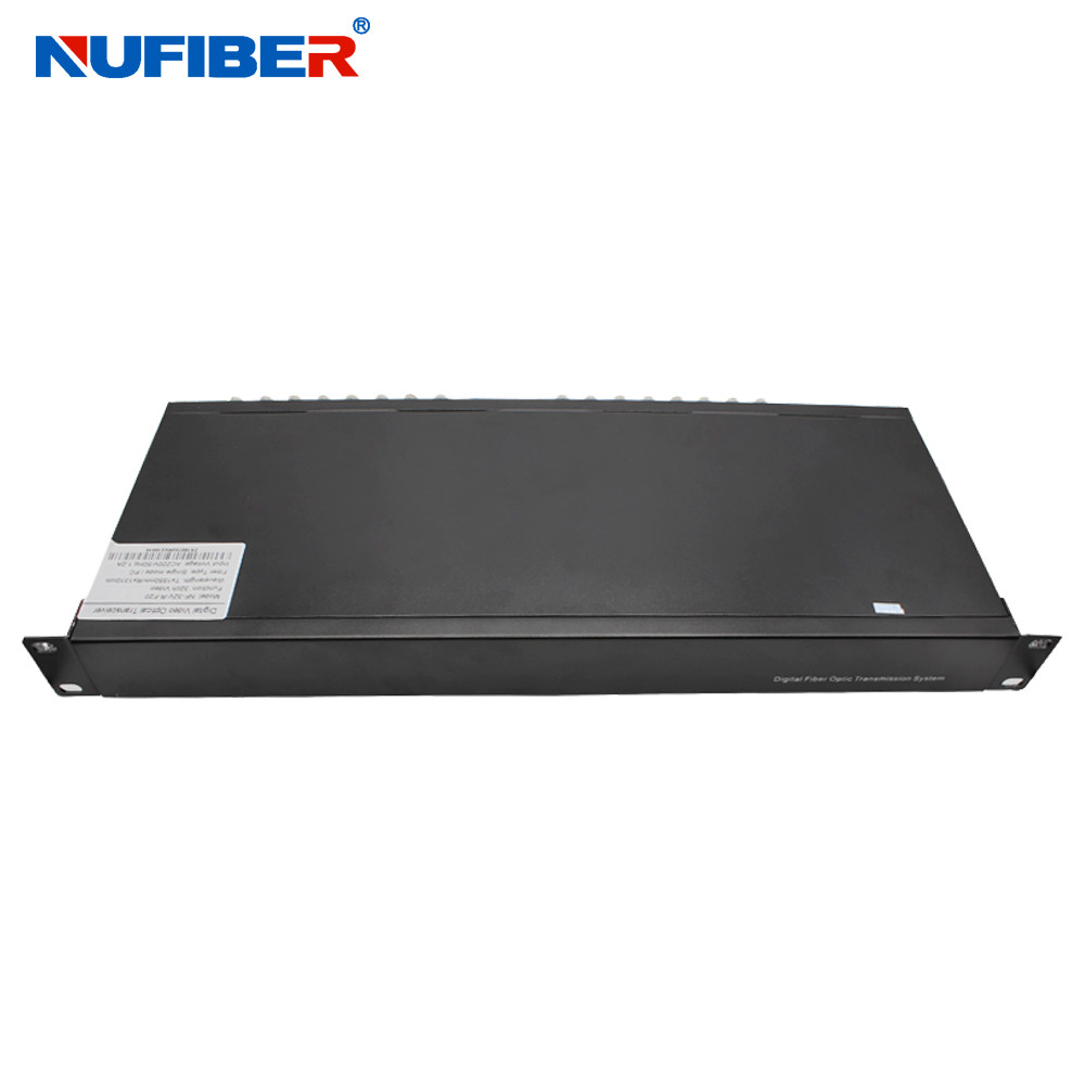 China 32BNC Video Optical Multiplexer Fiber Optic Video Transmitter And Receiver wholesale