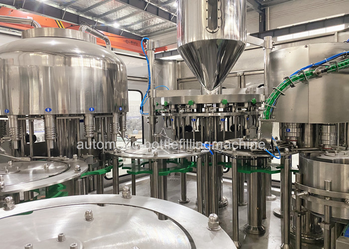 China Complete Pulp 3000BPH Juice Bottle Filling Machine wholesale