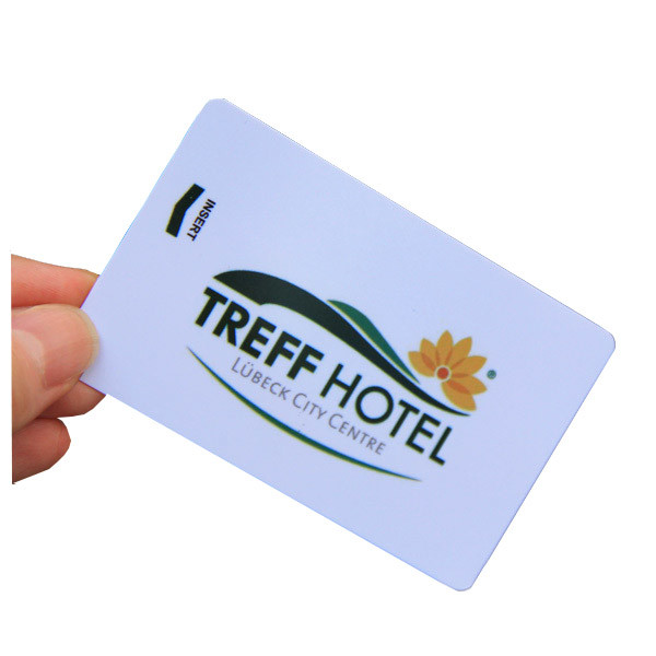 China Matte PVC  RFID Hotel Key Cards 13.56MHz CR80 Magnetic Stripe wholesale