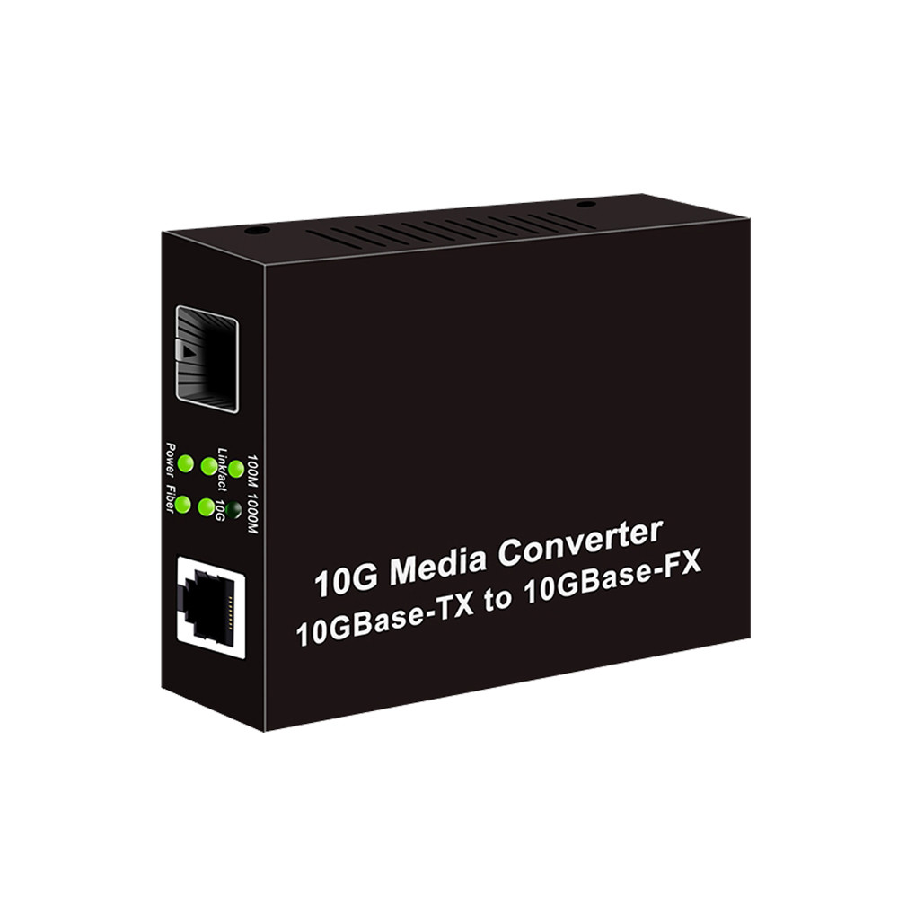 China NUFIBER SFP+ To RJ45 Port 10Gbps Media Converter Ethernet To Fiber wholesale