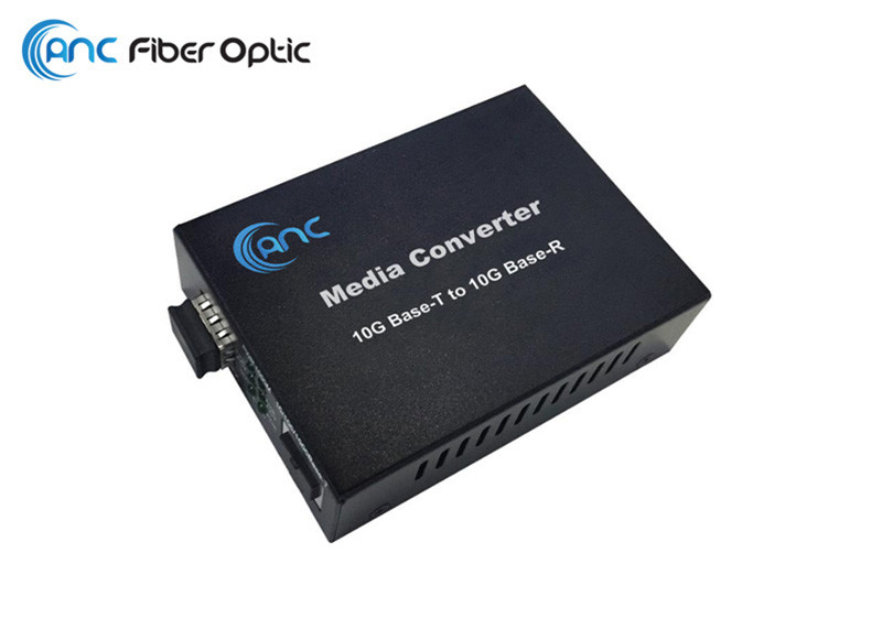 China 10 Gigabit Copper Fiber Optic Media Converter 10G Base T To 10G Base R wholesale