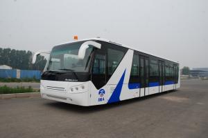 China White / Red / Yellow Airport Passenger Bus , 4 Stroke Diesel Engine Bus wholesale