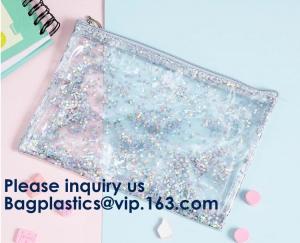 China Window Makeup Cosmetic Bag Aluminum Foil Zip Lock EVA PVC Travel Accessorie,OEM and ODM Orders are welcome wholesale