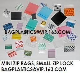 China 2 mil 2"x 3" 1.5x1.5 1x1 reclosable small bags plastic mini ziplock bag zipper bag, mini apple bags, mini bags, super sm wholesale