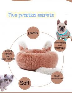 China ODM Cute Rabbit Ears Winter Warm Pet Sleeping Bed For Dog Cat wholesale