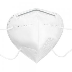 China White KN95 Disposable Pollution Mask , FFP2 Face Mask 10.5x15.5cm Size wholesale