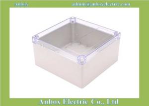 China Drill Holes 192*188*100mm Clear Lid Enclosures wholesale