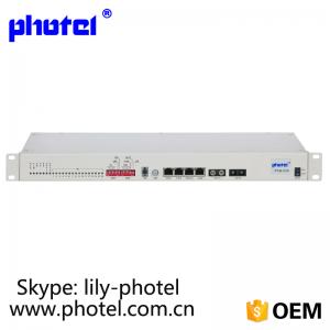 China PDH Fiber Optical Multiplexer 4E1 PDH with 4 ports 100M or 1000M Ethernet with two fiber port , double power supply on sale