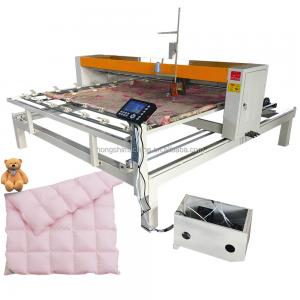 China Continuous Type Single Head Quilting Leather Embroidery Machine Fiber Cotton Quilt Cover Core Making Machine on sale