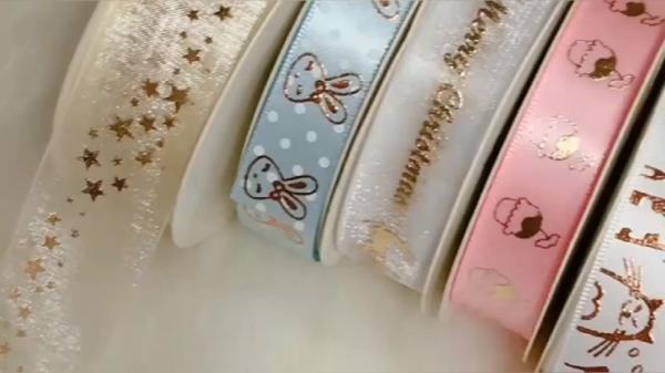 Best seller good quality organza yarn tape for garment accessories transparent