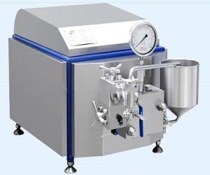China 1000l 25mpa Lab Small Milk High Pressure Homogenizer For Retail Food Shop on sale