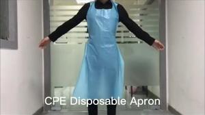 China Unsiex Eco Friendly Disposable Aprons For Painting Disposable Kitchen Aprons Individually Packaged wholesale