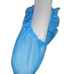 Handmade CPE Blue Disposable Shoe Covers Anti Skid Medical Shoe Protectors