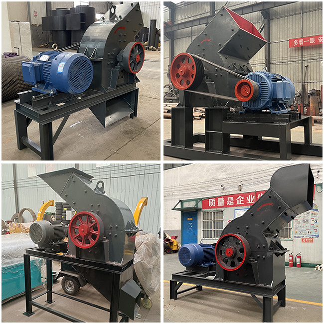 5.5kw Impact Hammer Crusher Brick Making Machine Feed Particle Size 100mm
