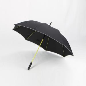 China Walking Stick Cum Straight Handle Umbrella For Gentlemen Custom Colors wholesale
