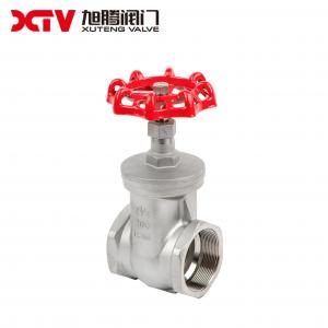 China Investment Casting Stainless Steel Screwed Gate Valves Customization and Currency US on sale