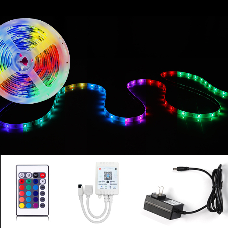 LED Lights Strip with Color Changing Dimmable with Remote Control for Low Power Colorful Waterproof Energy Saving With Wifi