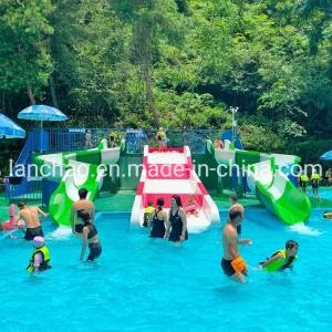 China Colorful Fiberglass Amusement Park Water Slide Slide For Swimming Pool Park on sale