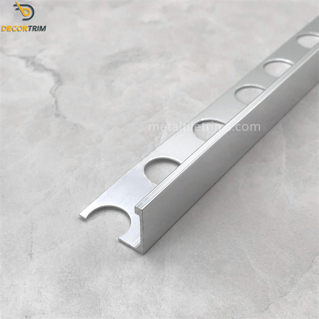 Aluminium Angle Trim Ceramic Tile Trim Pieces 2.5mm*22mm