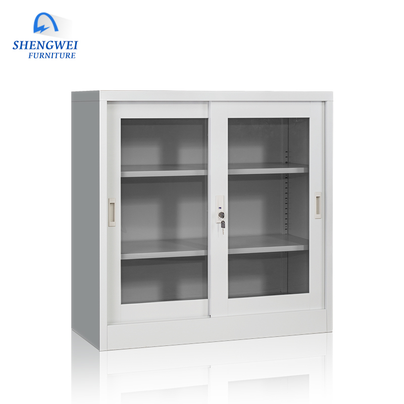 Glass Door Half Height Locker