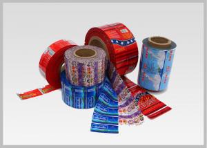 China Safe PVC Stretch Film Wrap Around Labels For Water Bottles , 8 Colors Printing Thickness 25mic To 50mic on sale