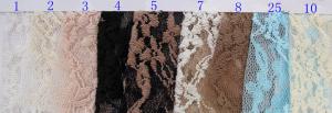 China Scalloped Cotton Nylon Lace Fabric wholesale