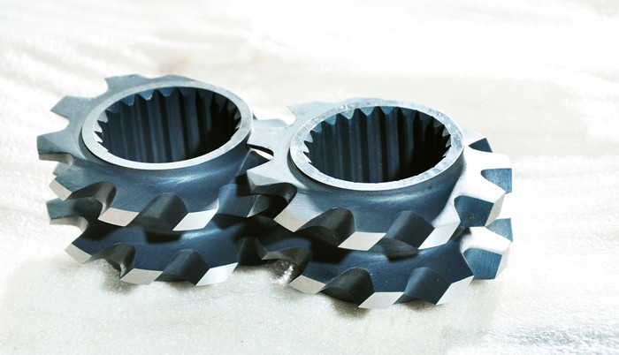 Granles Extruder Machine Parts For Coperion STS75 Wear Resistant Alloy Screw