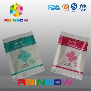 China Three - Side Sealed Pouch Cosmetic Packaging Bag For Shampoo / Shower Gel Packaging wholesale