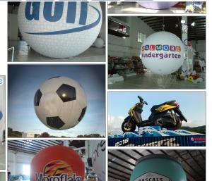 China 0.18mm PVC Giant Inflatable Balloon Hot Air Balloon For Advertising wholesale