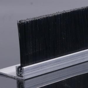 China Aluminum Alloy PVC Brush Under Door Brush Seal Bristles 1000mm wholesale